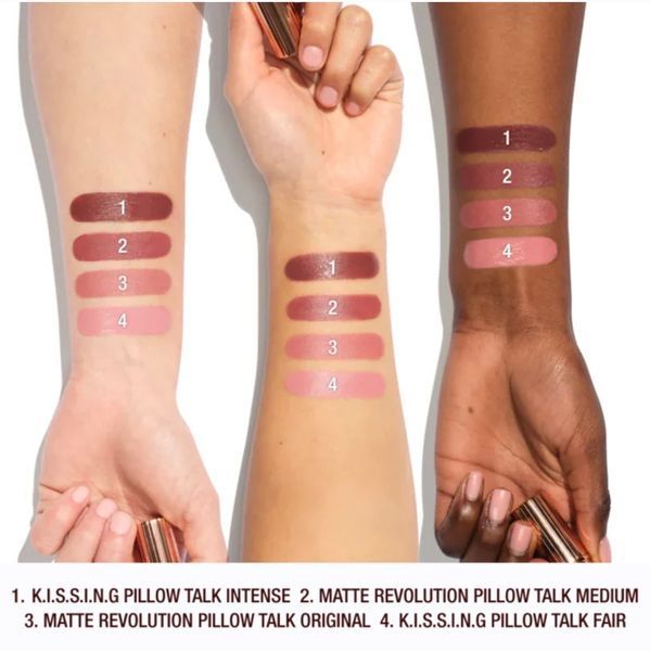 Набор помады и карандаша для губ Charlotte Tilbury Mini Pillow Talk Fair Lipstick & Liner Set 2255 фото