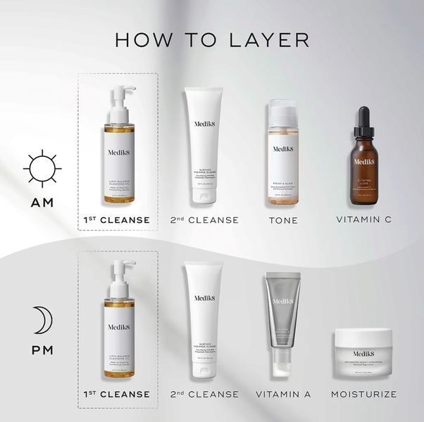 Очисна гідрофільна олія Medik8 Lipid-Balance Cleansing Oil 140 мл 455 фото