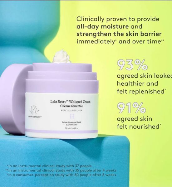 Крем для лица с керамидами Drunk Elephant Lala RetroTM Nourishing Whipped Refillable Moisturizer 50 мл 546 фото