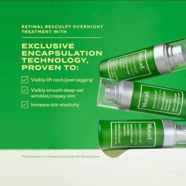 Нічна сироватка антивікова Murad Retinal ReSculpt Advanced Anti-Aging Overnight Serum for Lifting 162656 фото