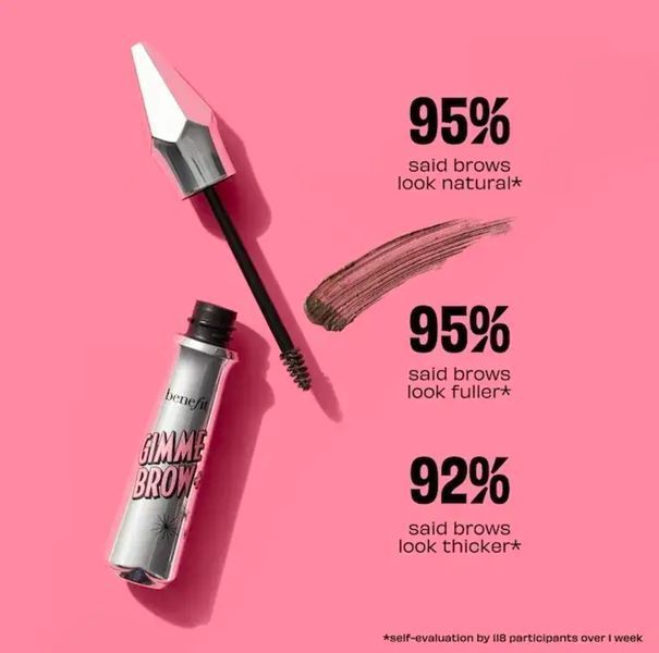 Тонуючий гель для брів Benefit Cosmetics Gimme Brow+ Tinted Volumizing Eyebrow Gel відтінок 5 232 фото