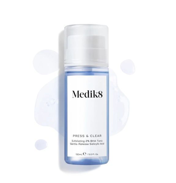 Отшелушивающий BHA-тоник с 2% салициловой кислотой Medik8 Press and Clear 150 мл 363 фото