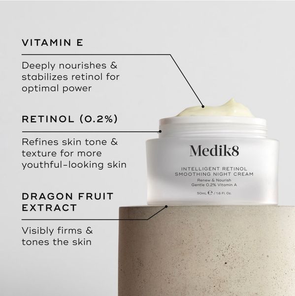 Нічний крем з ретинолом 0,2% Medik8 Intelligent Retinol&reg; Smoothing Night Cream 36163 фото
