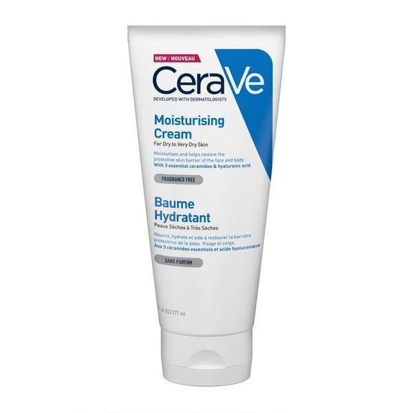 Зволожуючий крем для нормальної та сухої шкіри CeraVe Moisturizing Cream 177 мл 1135734588 фото