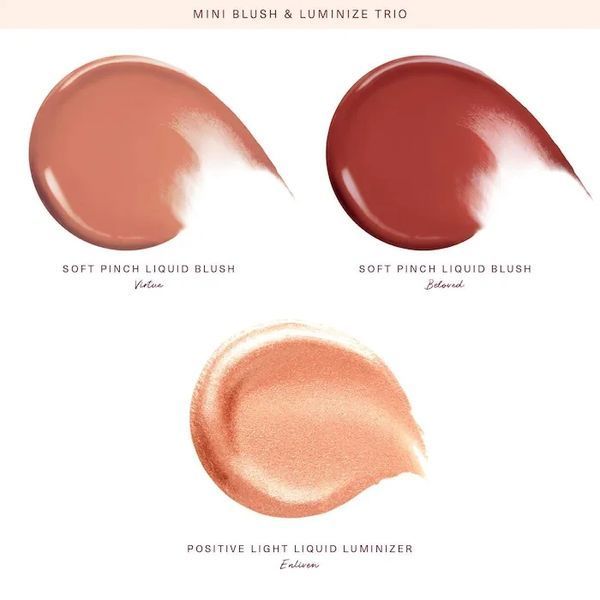 Rare Beauty by Selena Gomez Mini Blush and Luminize Trio Набор румян и хайлайтер 2456864841 фото
