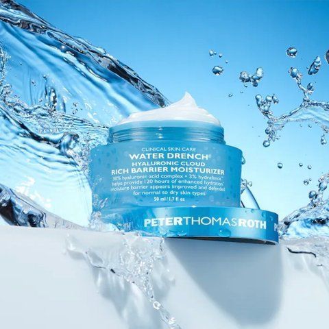 Зволожуючий крем для захисту барьера шкіри Peter Thomas Roth Water Drench Hyaluronic Cloud Rich Barrier Moisturizer 50 мл 2165 фото