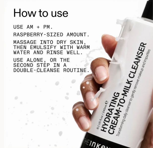 Очисне молочко для обличчя The INKEY List Milk Cleanser 180ml 22 фото