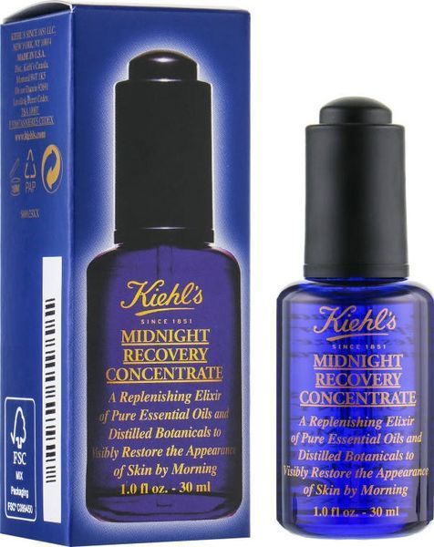 Нічний відновлюючий концентрат для обличчя Kiehl`s Midnight Recovery Concentrate 30 мл 2113325364 фото