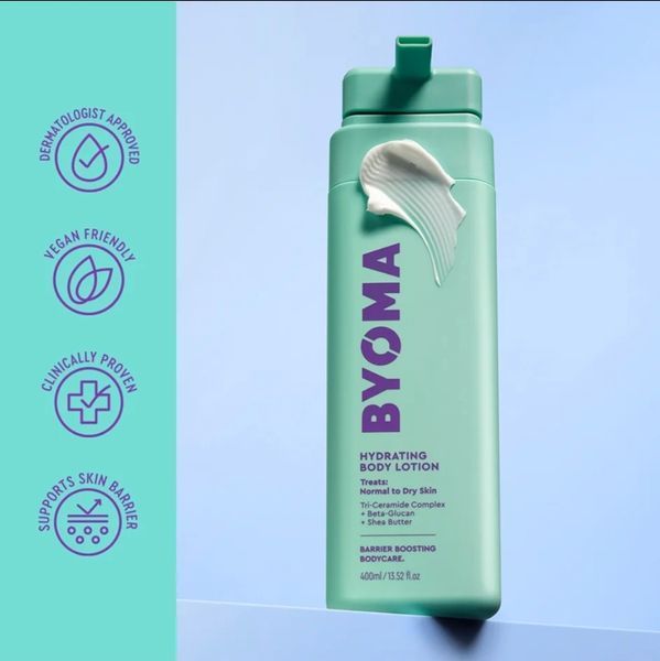 Зволожуючий лосьон для тіла BYOMA Hydrating Body Lotion 400 ml 124 фото
