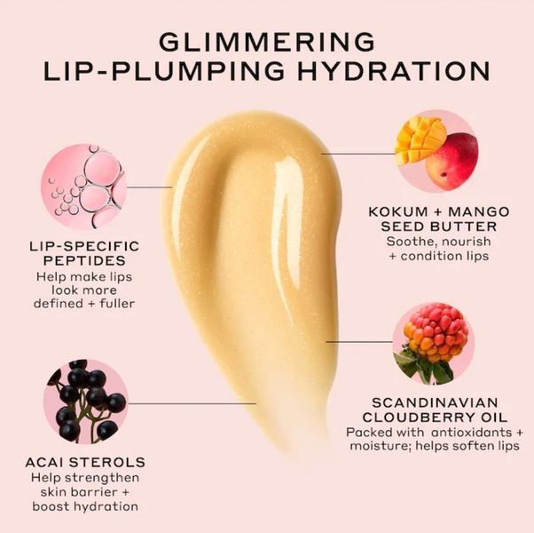 Пептидний бальзам для губ Olehenriksen Pout Preserve Hydrating Peptide Lip Treatment Citrus Sunshine Glimmer 12 мл 66 фото