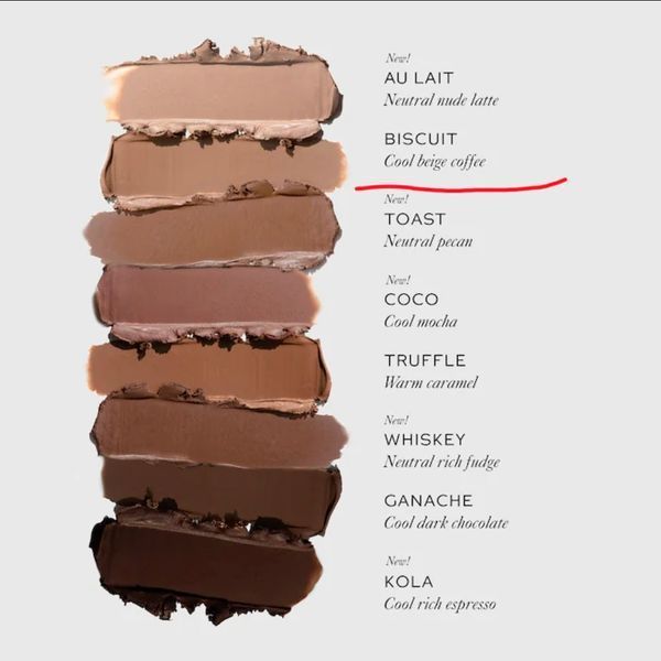 Кремовий скульптор для обличчя Westman Atelier Mini Petite Face Trace Cream Contour Stick Biscuit 2,5 гр 635 фото