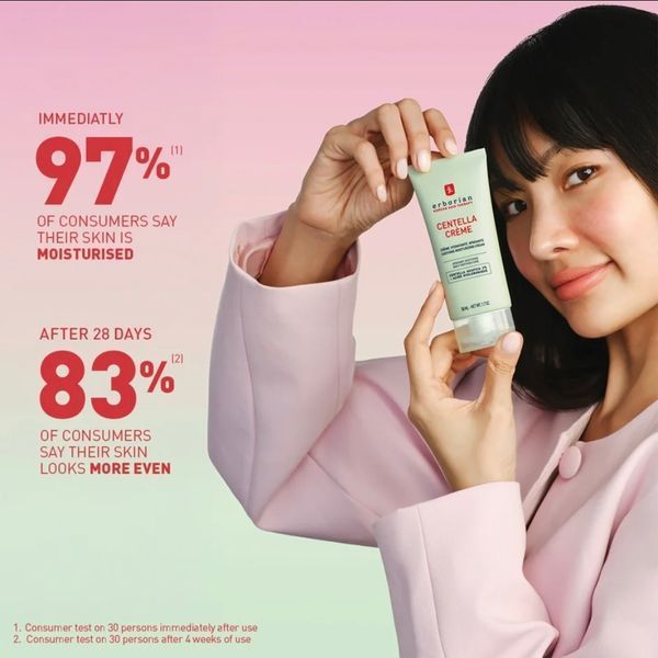 Зволожуючий крем для обличчя з центеллою Erborian Centella Cr&egrave;me Hydratante Apaisante 50 ml 166 фото