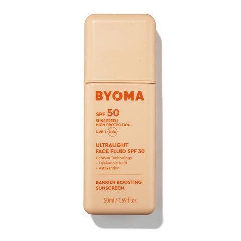 Сонцезахисний флюїд для обличчя BYOMA Ultralight Face Fluid SPF 50,50 мл 2567700394 фото
