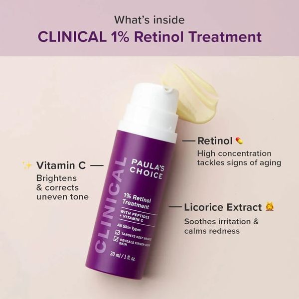 Сироватка для обличчя з ретинолом 1% Paula&rsquo;s Choice Clinical 1% Retinol Treatment 30 мл 2281047334 фото