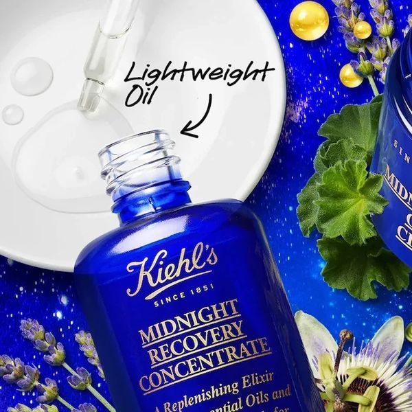 Ночной восстанавливающий концентрат для лица Kiehl`s Midnight Recovery Concentrate 15 мл 2498322363 фото