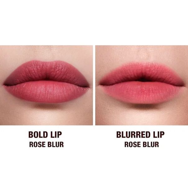 Рідка помада для губ Charlotte Tilbury Airbrush Flawless Matte Lip Blur Liquid Lipstick Rose Blur 6.8 ml 55 фото