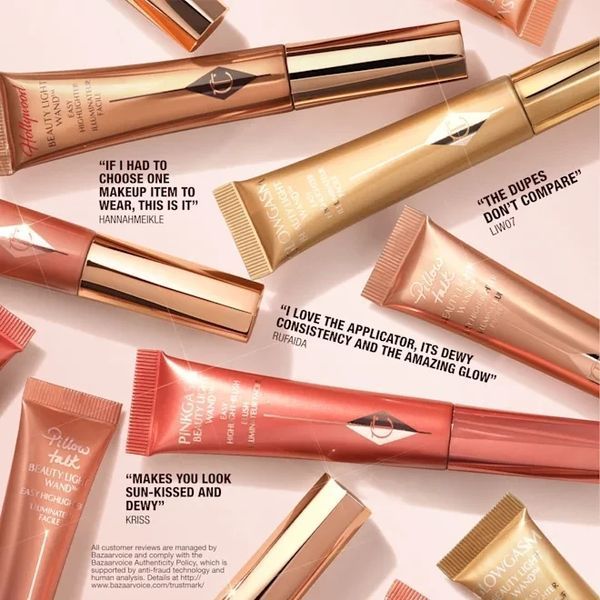 Рум'яна-хайлайтер Charlotte Tilbury Glowgasm Beauty Light Wand Pinkgasm 12 мл 2710439571 фото