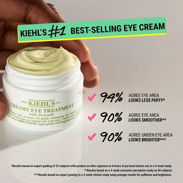 Крем для шкіри навколо очей з авокадо Kiehl's Creamy Eye Treatment with Avocado 28 ml 1924441667 фото