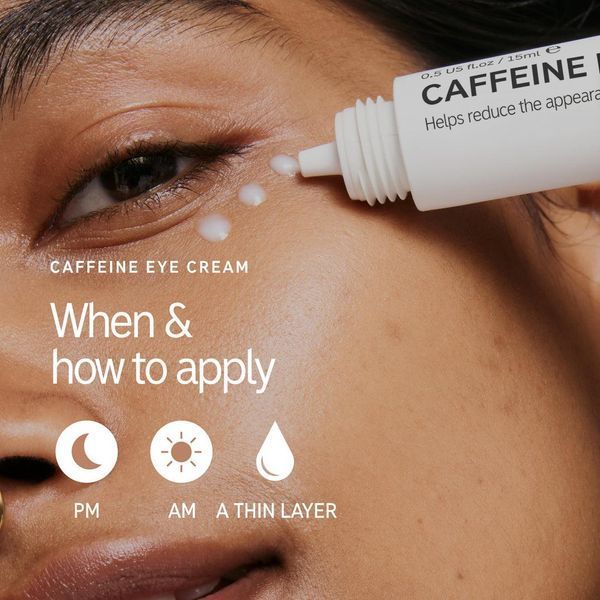 Сыворотка-крем для зони вокруг с кофеином и пептидом The Inkey List Caffeine Serum 1212834145 фото