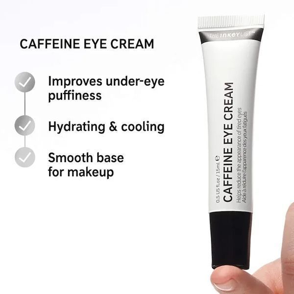 Сыворотка-крем для зони вокруг с кофеином и пептидом The Inkey List Caffeine Serum 1212834145 фото