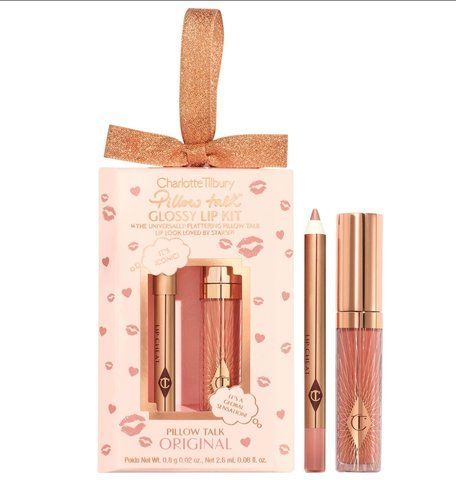 Набор для макияжа губ Charlotte Tilbury Pillow Talk Original Mini Glossy Lips Duo  19 фото