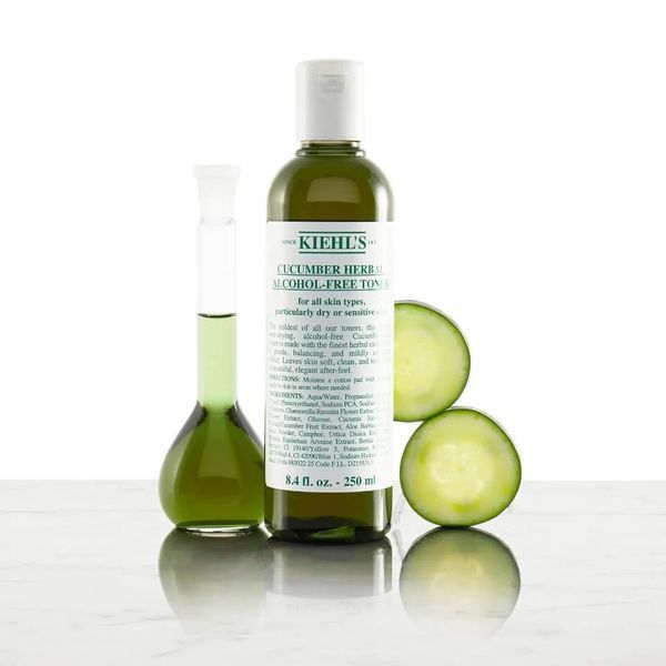 Безспиртовий тонік для обличчя з огірком Kiehls Cucumber Herbal Alcohol-Free Toner 250 мл 2133677731 фото