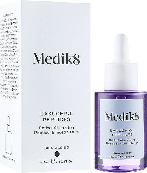 Пептидная сыворотка з бакучиолом Medik8 Bakuchiol Peptides 30 мл 18749 фото