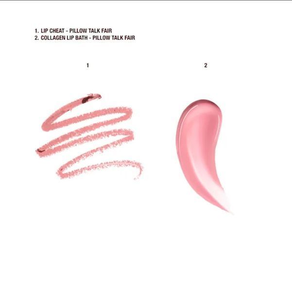 Набор для макияжа губ Charlotte Tilbury Pillow Talk Fair Mini Glossy Lips Duo   20 фото