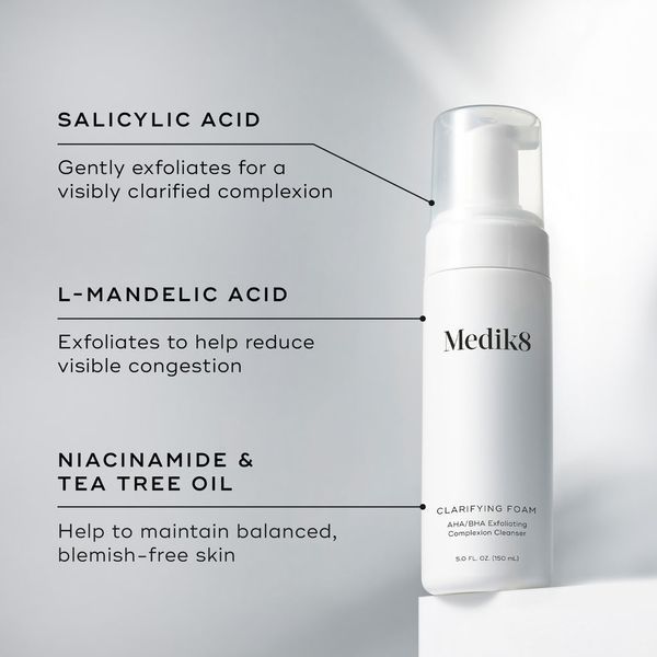 Очисна пінка для жирної та проблемної шкіри Medik8 Clarifying Foam 150 мл 145494 фото