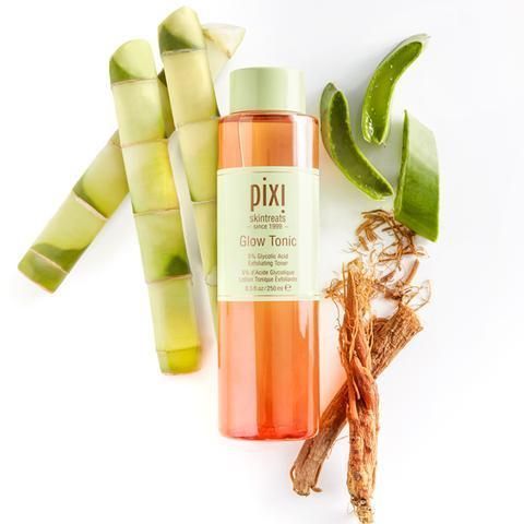 Відлущуючий тонік для обличчя із гліколевою кислотою Pixi Glow Tonic Exfoliating Toner 250 мл 1221267677 фото