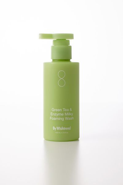 Пенка для умывания с зеленым чаем и энзимами By Wishtrend Green Enzyme Milky Foaming Washe 140 ml 1993697943 фото