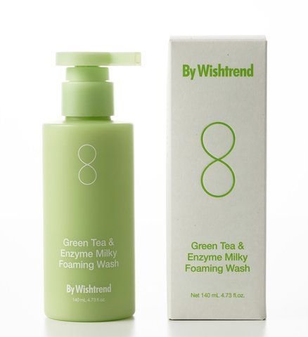 Пенка для умывания с зеленым чаем и энзимами By Wishtrend Green Enzyme Milky Foaming Washe 140 ml 1993697943 фото