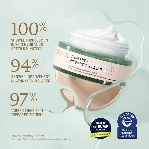 Увлажняющий крем для лица Biossance Squalane+ Omega repair cream 50 ml 2235599150 фото