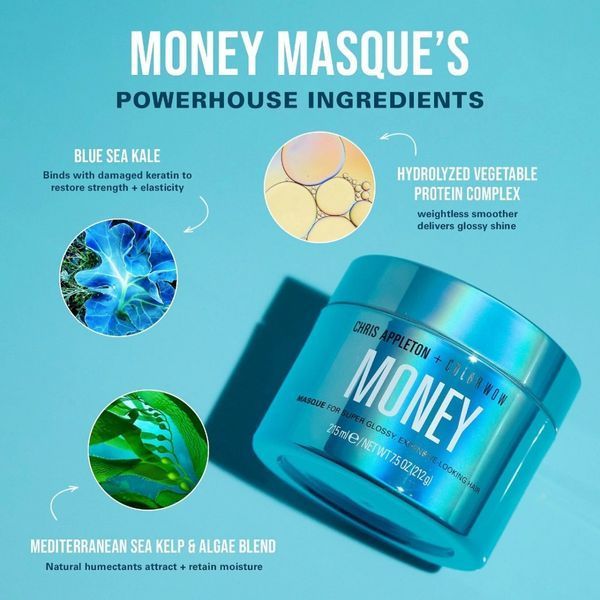 Зволожуюча маска для блиску та відновлення волосся Color WOW+ Chris Appleton Money Mask 50 мл 2080793892 фото