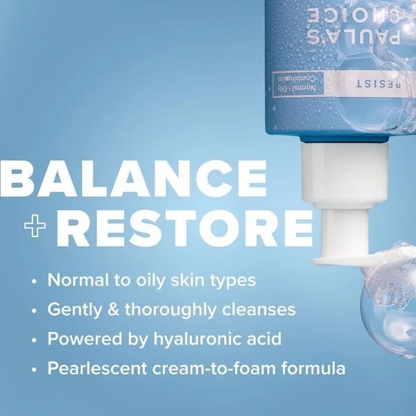 Гель для умывания Paula's Choice RESIST Perfectly Balanced Foaming Cleanser with Hyaluronic Acid 2625281329 фото