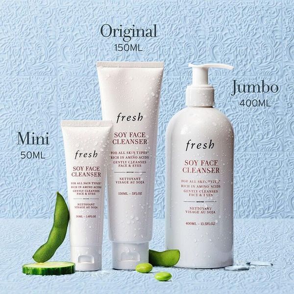 Засіб для вмивання обличчя 50ml Fresh Soy pH-Balanced Hydrating Face Wash 2502209065 фото